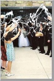 After Ceremony... : wedding Ribbon Wands