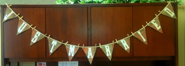 DIY Banner :  wedding Banner