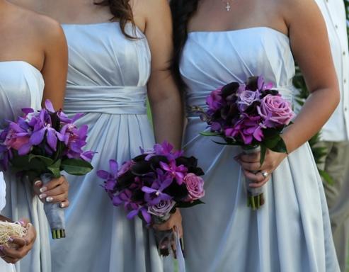 Help with Bridesmaid dress colors please! :  wedding bridesmaids dresses purple color Untitled