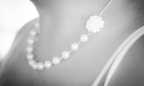 Brides who wore pearls...Let's seem em! :  wedding pearls ANP Swanson 9
