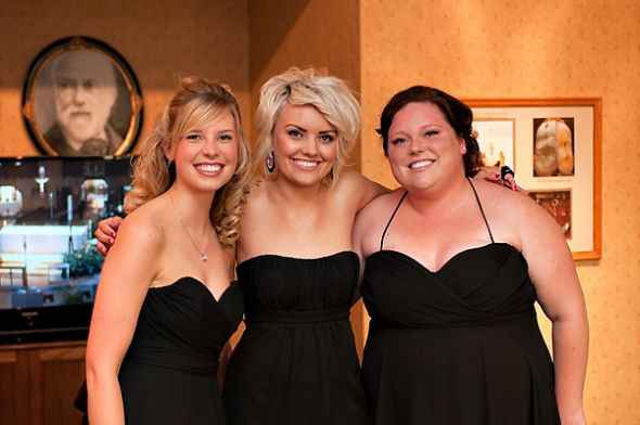 Black Bridesmaid dresses....Yay or Nay? : wedding bridesmaid dress convertible dress black dress 095
