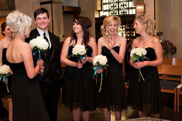 Black Bridesmaid dresses....Yay or Nay? : wedding bridesmaid dress convertible dress black dress 161