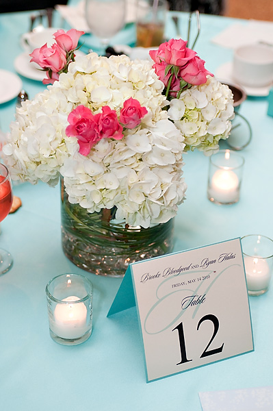 Short AND Tall Centerpieces wedding short and tall centerpieces mix of 