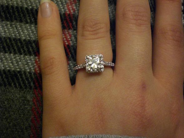 Dainty engagement rings anyone? :  wedding 463