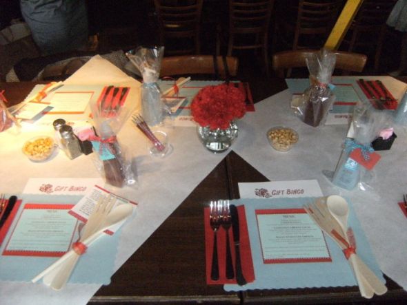 loved my aqua & red themed bridal shower! lots of pics! :  wedding bridal shower Bs2