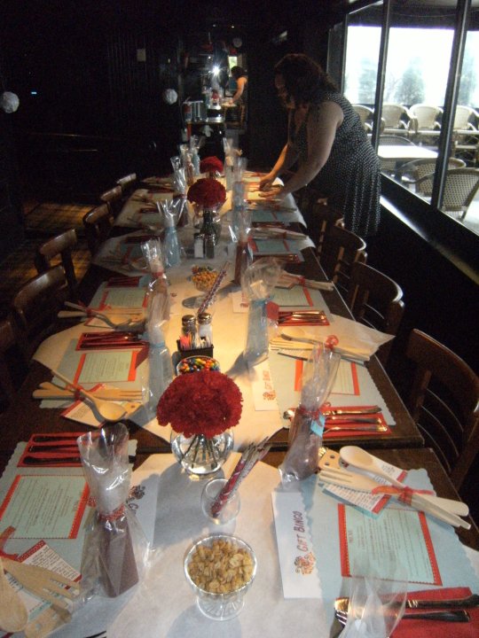loved my aqua & red themed bridal shower! lots of pics! :  wedding bridal shower Bs3