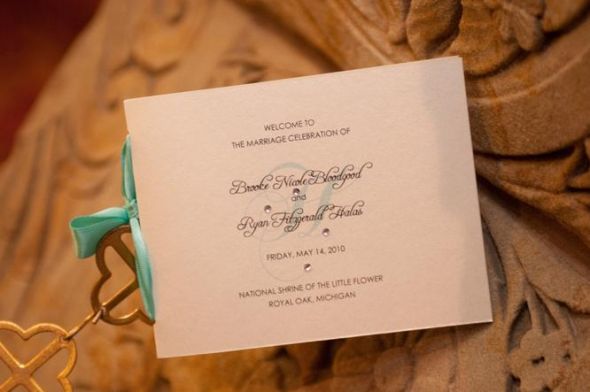 Can I see your wedding programs? :  wedding Ceremonyprogram
