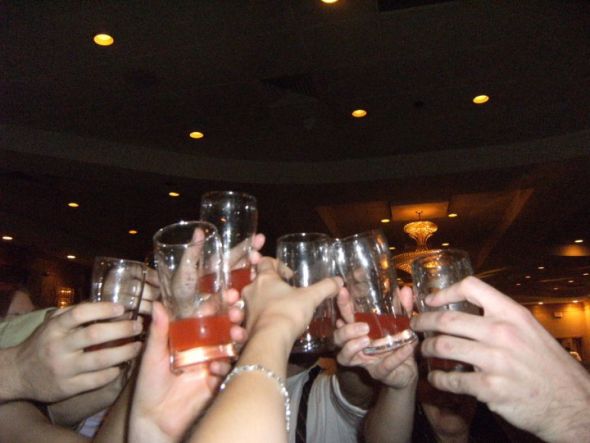 yay!!! i'm officially a mrs!!! :) :  wedding Group Shot