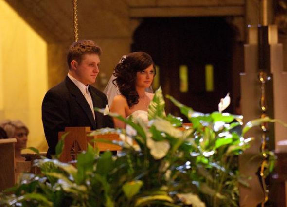 I'm a Mrs! Professional pics (and lots of them)! : wedding Kneeling3