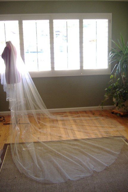 found my veil! very excited :) :  wedding cathedral veil Veil2