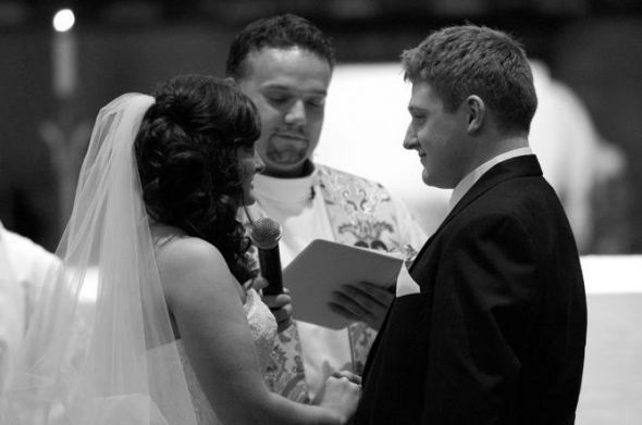 I'm a Mrs! Professional pics (and lots of them)! : wedding Vows2