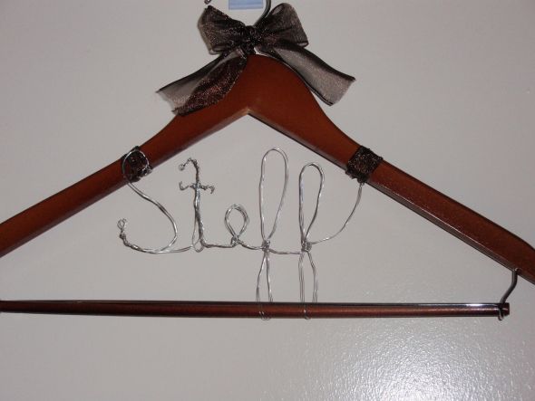Customized name hangers :  wedding name hangers Pics Of Wedding Stuff 090
