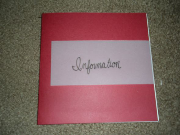 Rough draft of my invitations :  wedding invitations DSCN1138