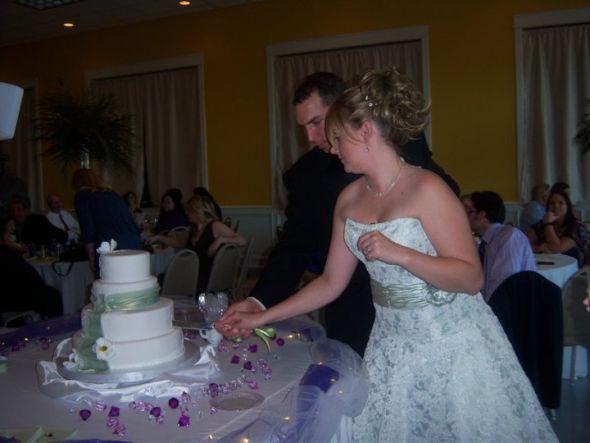 Proof we got married! Pro Pics!!! :  wedding photos Cutting The Cake