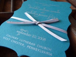 Inspiration time: Show me your programs! : wedding Program Cover