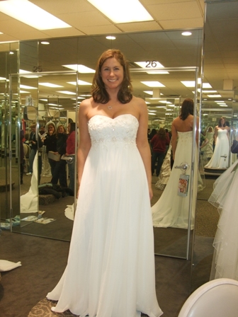 David's Bridal Gowns...who has one? : wedding davids bridal full figured 1 budget Front Of THE DRESS