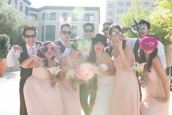 Bridal Party Having Fun!
