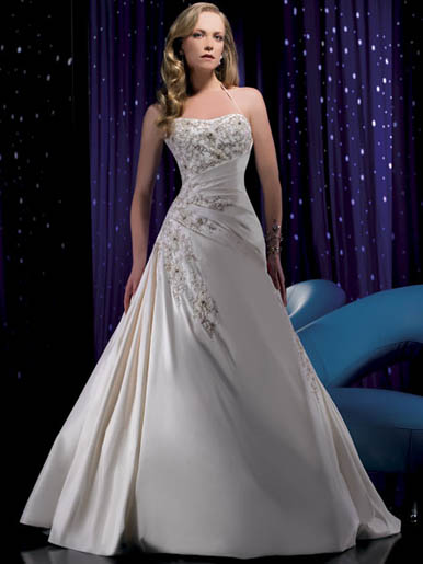 Demetrios Strapless Wedding Gown Size 18 wedding gold ivory dress 4246 