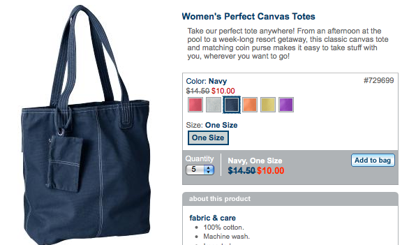 BM Gift Idea / Great Deal at Old Navy on Canvas Bags! :  wedding tote bridesmaid gifts deal sale discount gifts Picture 29
