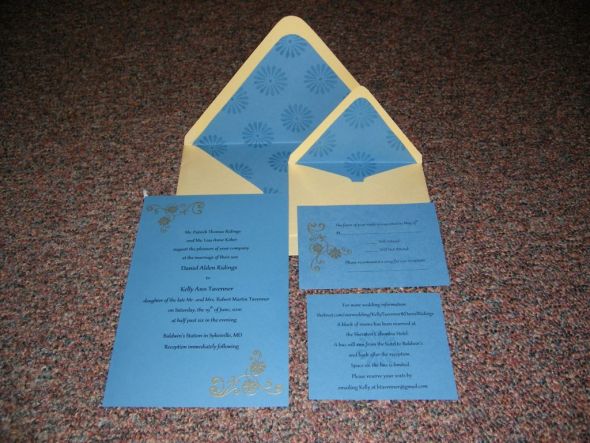 Sending my invites tomorrow-- so excited! :  wedding invitations diy mail DSCF3043