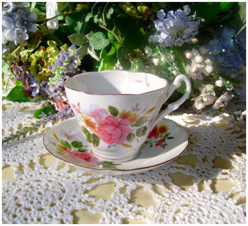 Ideas for using antique tea cups :  wedding Teacup