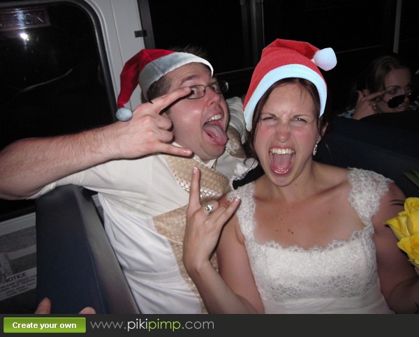 My Christmas Card Idea-- Am I crazy? :  wedding holiday cards awesome things Wedding X Mas Photo