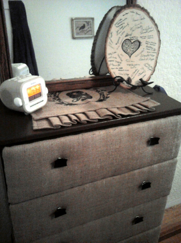 BURLAP!! :  wedding diy budget Dresser2A