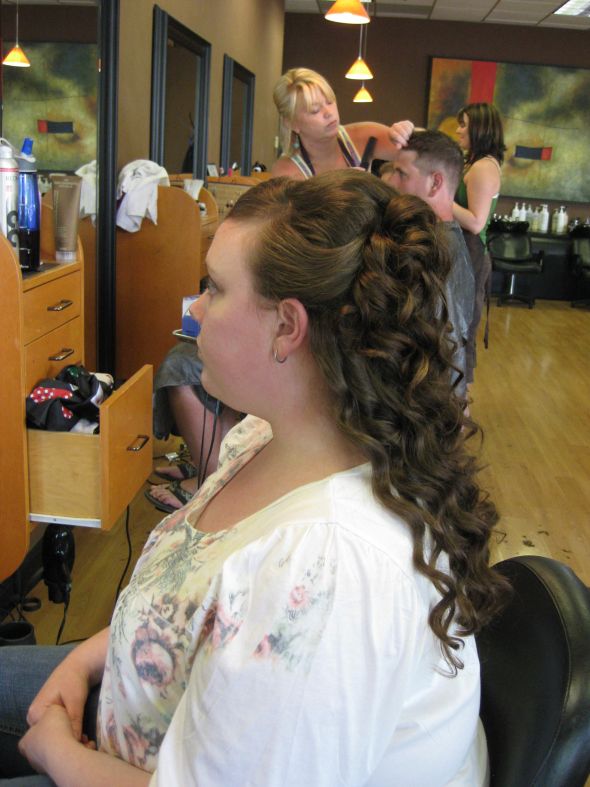 Show me YOUR wedding hair! :  wedding 017