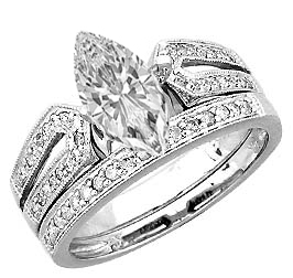 Help me pick my ring! :  wedding marquise wedding band ring settings 60 R0496 Marquise