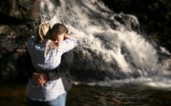 Engagement at the Smokey Mountains :  wedding engagement mountains Edit3