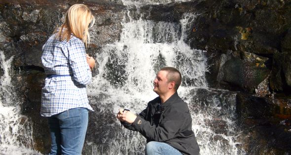 Engagement at the Smokey Mountains :  wedding engagement mountains Proposal