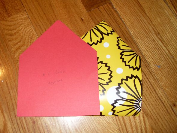 My First DIY Project - Envelope Liners! :  wedding diy std paper Cut Wrapping Paper  Template