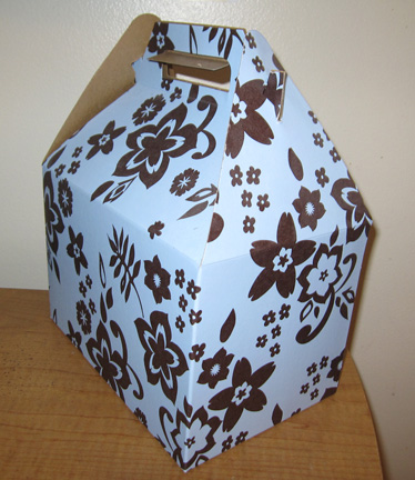 Blue & brown boxes for favors, OOT, gifts :  wedding boxes bags oot favor favors gift gifts blue tiffany brown chocolate diy reception Gableboxes