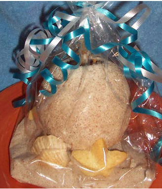 Anyone have any good favor ideas for a beach them wedding??? :  wedding Beach Apple Pie
