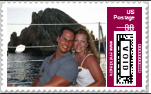 Did you get cute stamps for your wedding invites? :  wedding stamps invitations 44