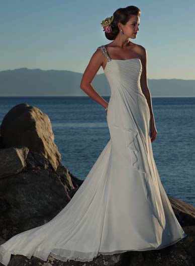 Who else is wearing a fairly simple dress? : wedding MaggieFront