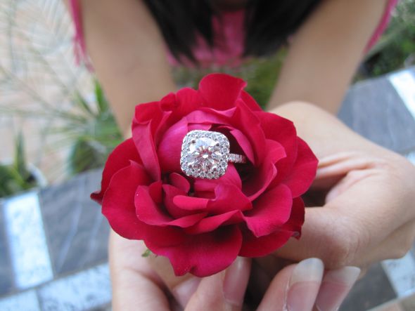 Rings are finished, my bling enclosed :) :  wedding ring wedding ring set micro pave IMG 0457