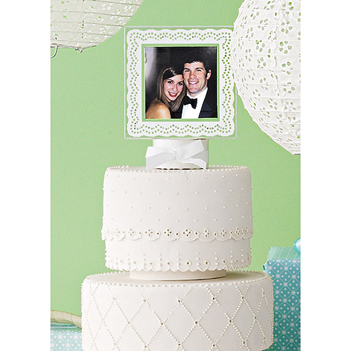 This is how it is advertised on Walmartcom as a cake topper