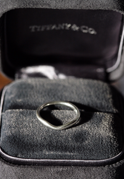 Tiffany & Co Platinum wedding band sz. 5.5 :  wedding Perettiring1s