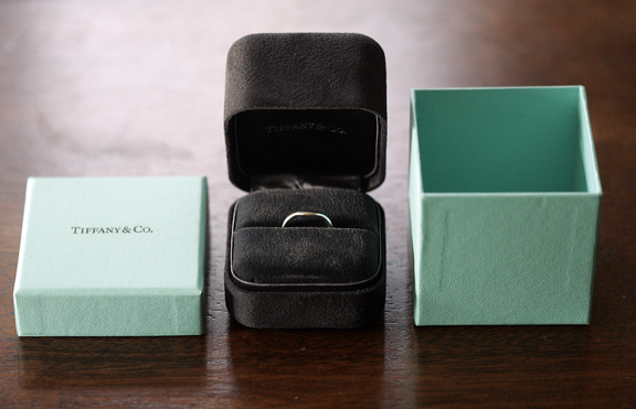 Tiffany & Co Platinum wedding band sz. 5.5 :  wedding Perettiring3s