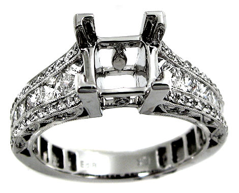 Is my engagement ring too small? =S :  wedding Setting