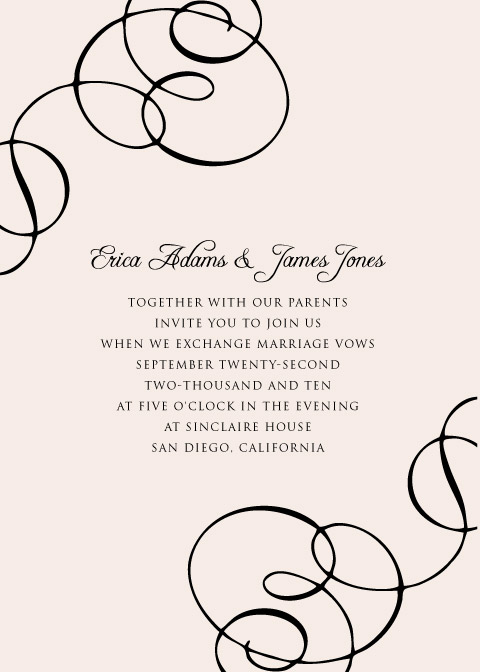 Free Invitation Template #4 : wedding wedding invitations invitation 