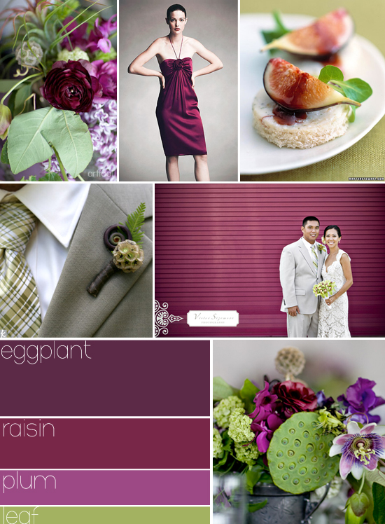  Need help with wedding colors wedding Palette15 Eggplant Raisin 