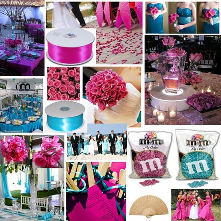 I would love some ideas wedding ideas for reception Pinkblue 3