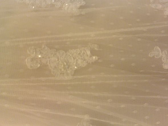 Need Veil Advice!! :  wedding casablanca 1900 veil veil advice Detail