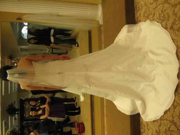 narrowed THE dress down to three Maggie Sotteros..help me decide! :  wedding maggie sottero jenna melissa brooch coco wedding dress IMG 0687