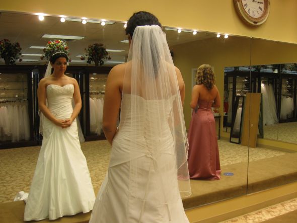 narrowed THE dress down to three Maggie Sotteros..help me decide! :  wedding maggie sottero jenna melissa brooch coco wedding dress IMG 0749