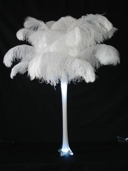ostrich feather centerpiece for rent Seattle wedding wedding seattle event