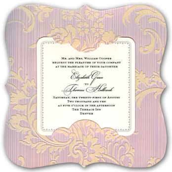 Our Wedding Invitations wedding anna griffin invitations purple Wedding 