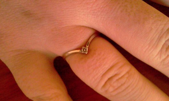 Is my engagement ring too small S wedding IMAG0011